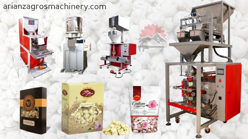 دستگاه بسته بندی نقل انواع قیمت خط تولید نقل