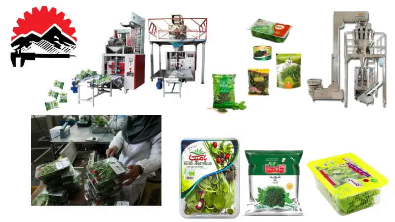 قیمت دستگاه بسته بندی سبزی خوردن بسته بندی سبزیجات تازه