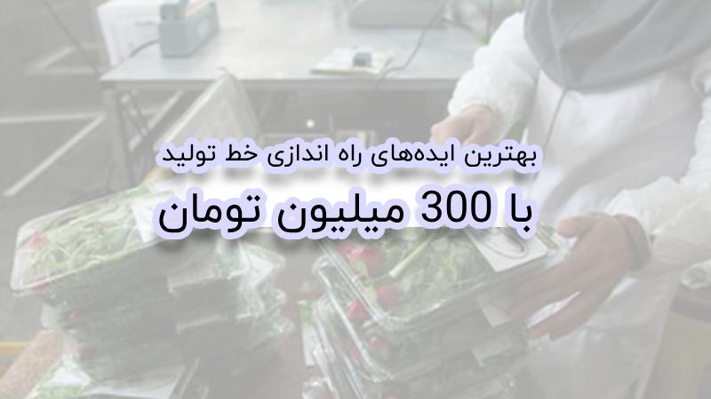 بهترین ایده_های راه اندازی خط تولید با 300 میلیون تومان