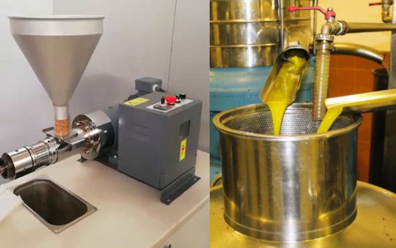دستگاه روغن گیری پرس گرم