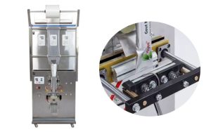 دستگاه ساشه پودری 2-200 گرم دوخت پشت همراه با سنسور و تاریخ زن