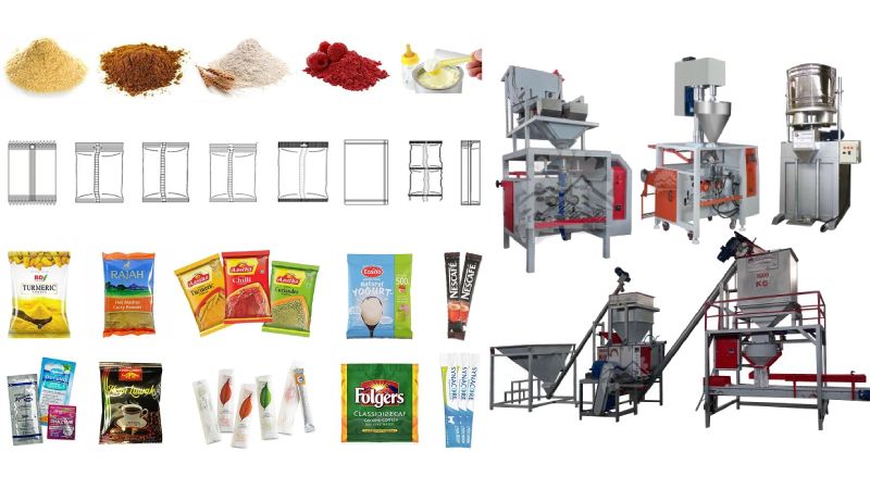 دستگاه بسته بندی پودر و گرانول صنعتی زاگرس ماشین