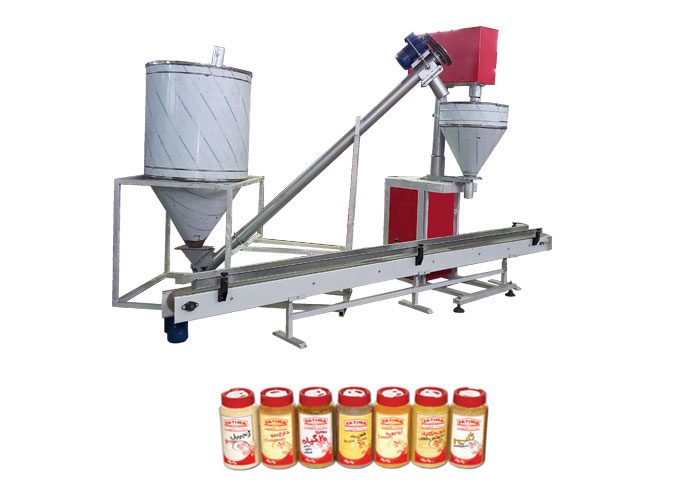 مراحل کار دستگاه پرکن پودری زاگرس ماشین