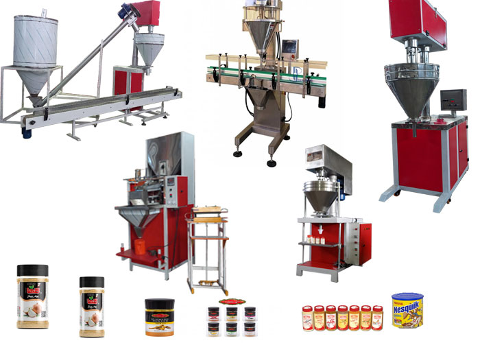 نحوه کار دستگاه پرکن پودری با سیستم حجمی