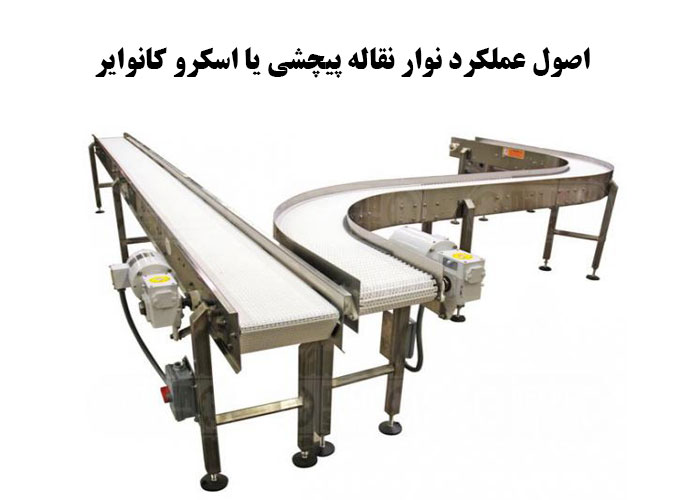 اصول عملکرد نوار نقاله پیچشی یا اسکرو کانوایر